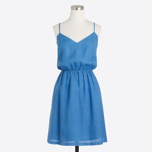 J. Crew Linen Cami Dress